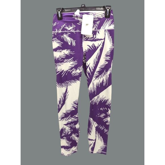 Fabletics Pants - High Waisted Pure Luxe 7/8‎ Leggings Abstract Print Workout Athletic Yoga Size M